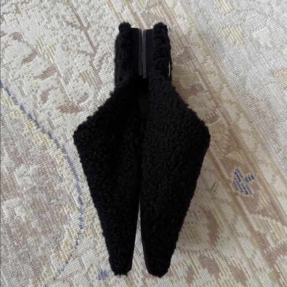 Birdies Lark Black Sherpa Mules Size 9 - Picture 4 of 10
